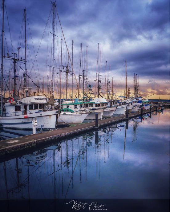 Marina Reflections - Port Townsend, WA.